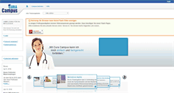Desktop Screenshot of curacampus.de